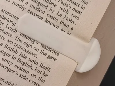 Simple Practical Ergonomic Bookmark