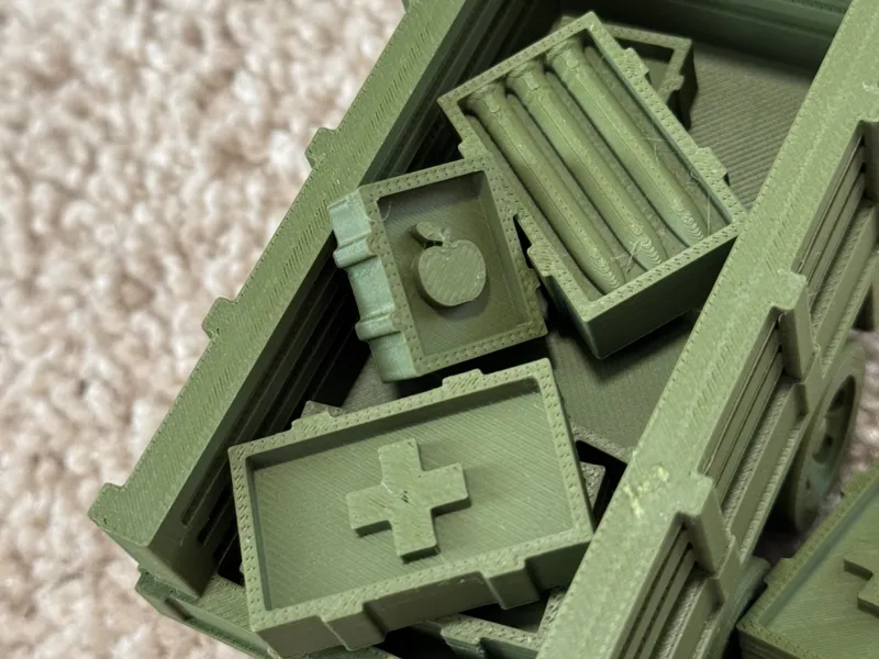 Army Men Supply Boxes