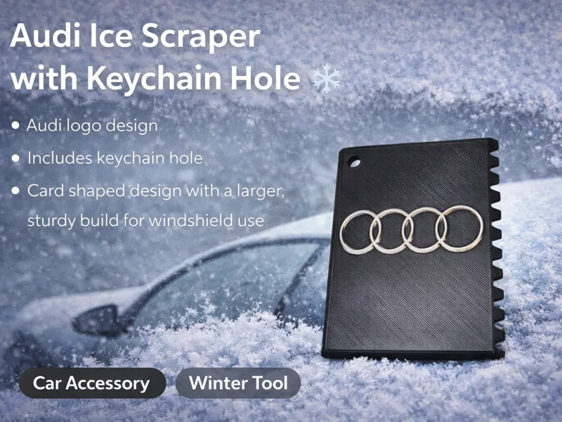 Audi Logo Icescraper snowscraper car windshield