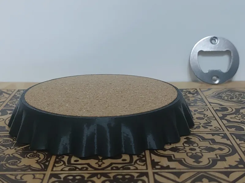 The Bottle Cap Coaster & Opener
