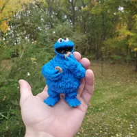 Macaron le glouton (Cookie Monster) — photo 4