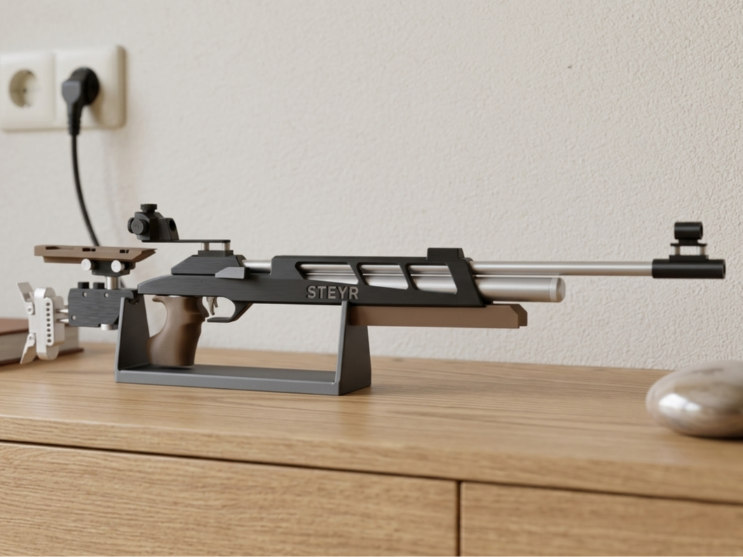 STEYR air rifle scale model with stand (1:2)