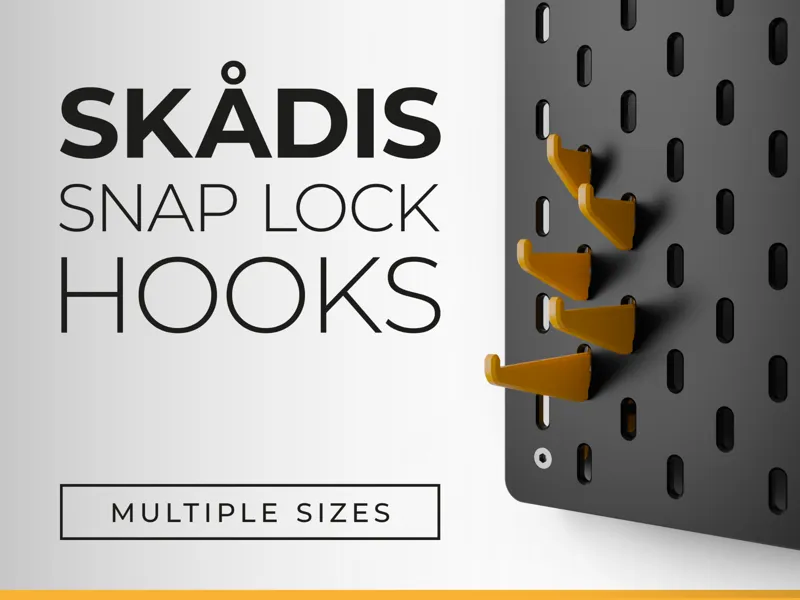 IKEA Skadis Snap Lock Hooks