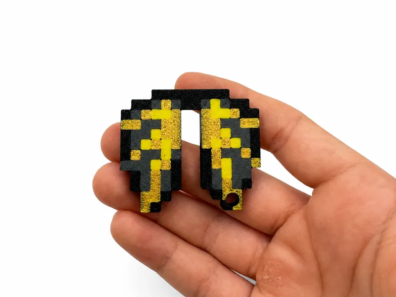 Elytra Minecraft keychain (wzmocniona elytra)