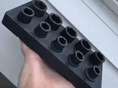 Gridfinity Socket Wrench Organizer BGS 5202
