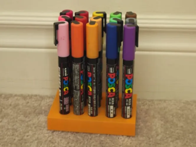 15 Posca marker holder/organizer PC-3M
