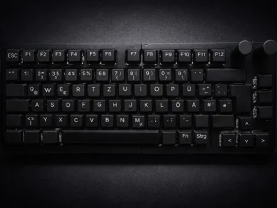 88-Key Thin profile Keycap Set QWERTZ DE