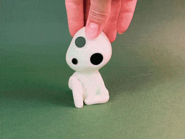 Kodama (#3), Princess Mononoke, Miyazaki, FanArt view 2