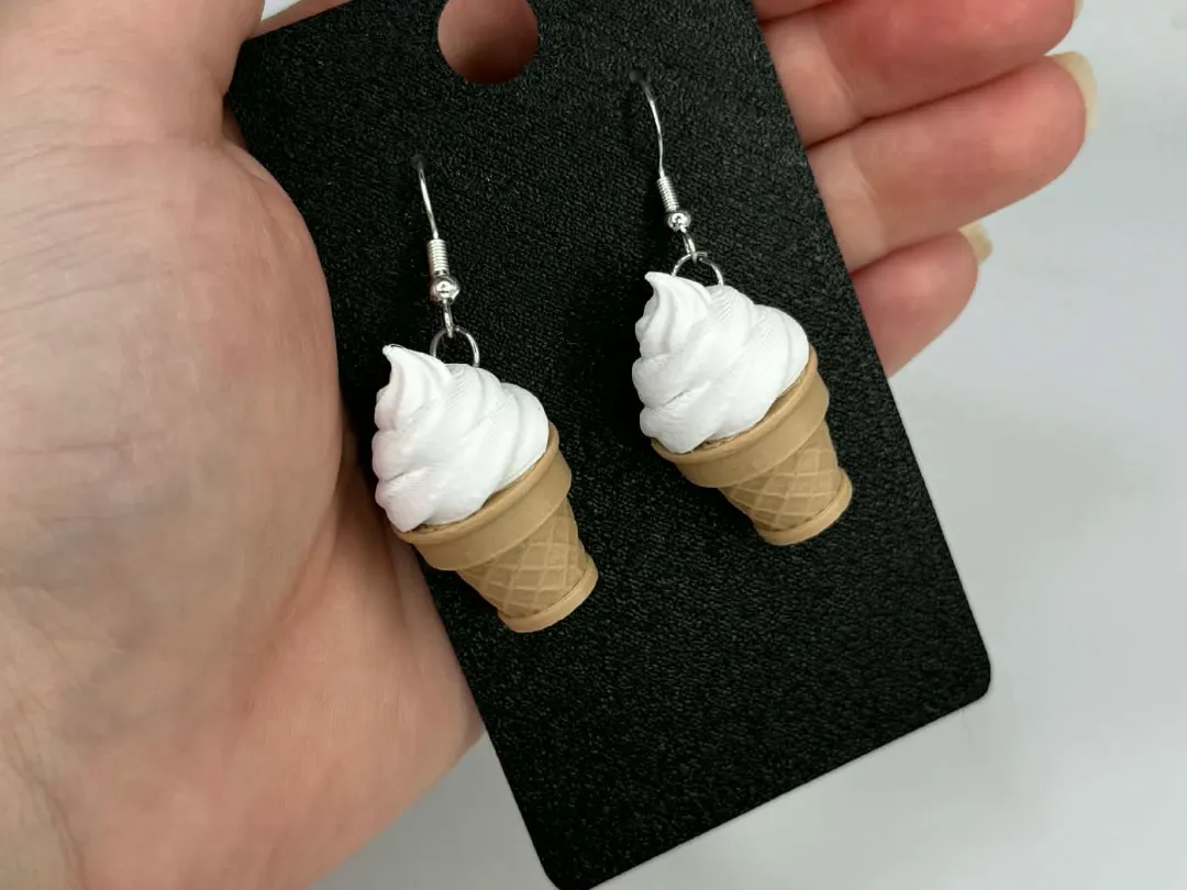 Ice Cream Cone Earrings view 3
