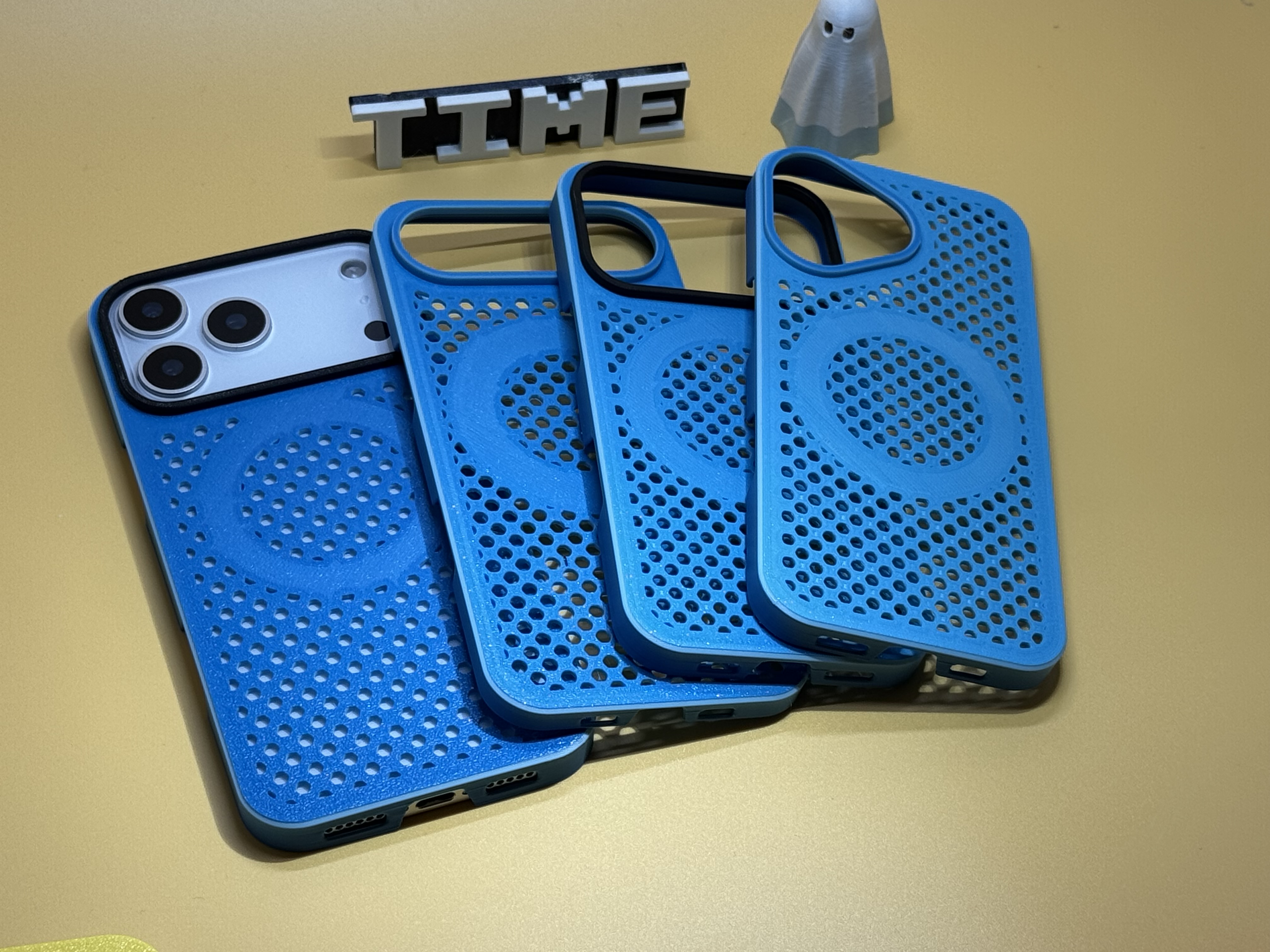 Miniatura 9 do modelo 3D 【更新四款】iPhone17全系列手机壳，支持磁吸，NFC贴片，SIM，TF，孔位完美适配