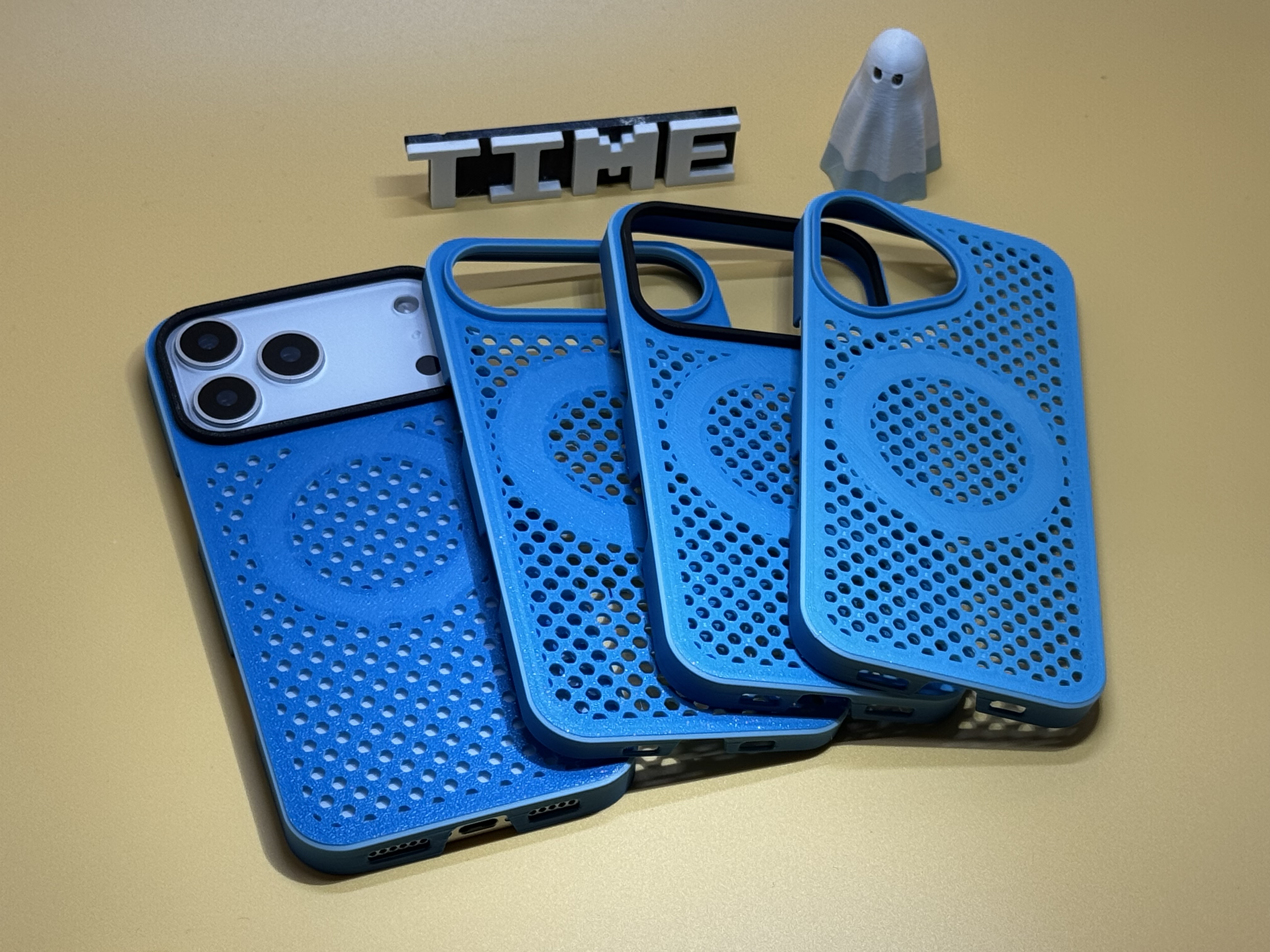 Miniatura 7 do modelo 3D 【更新四款】iPhone17全系列手机壳，支持磁吸，NFC贴片，SIM，TF，孔位完美适配