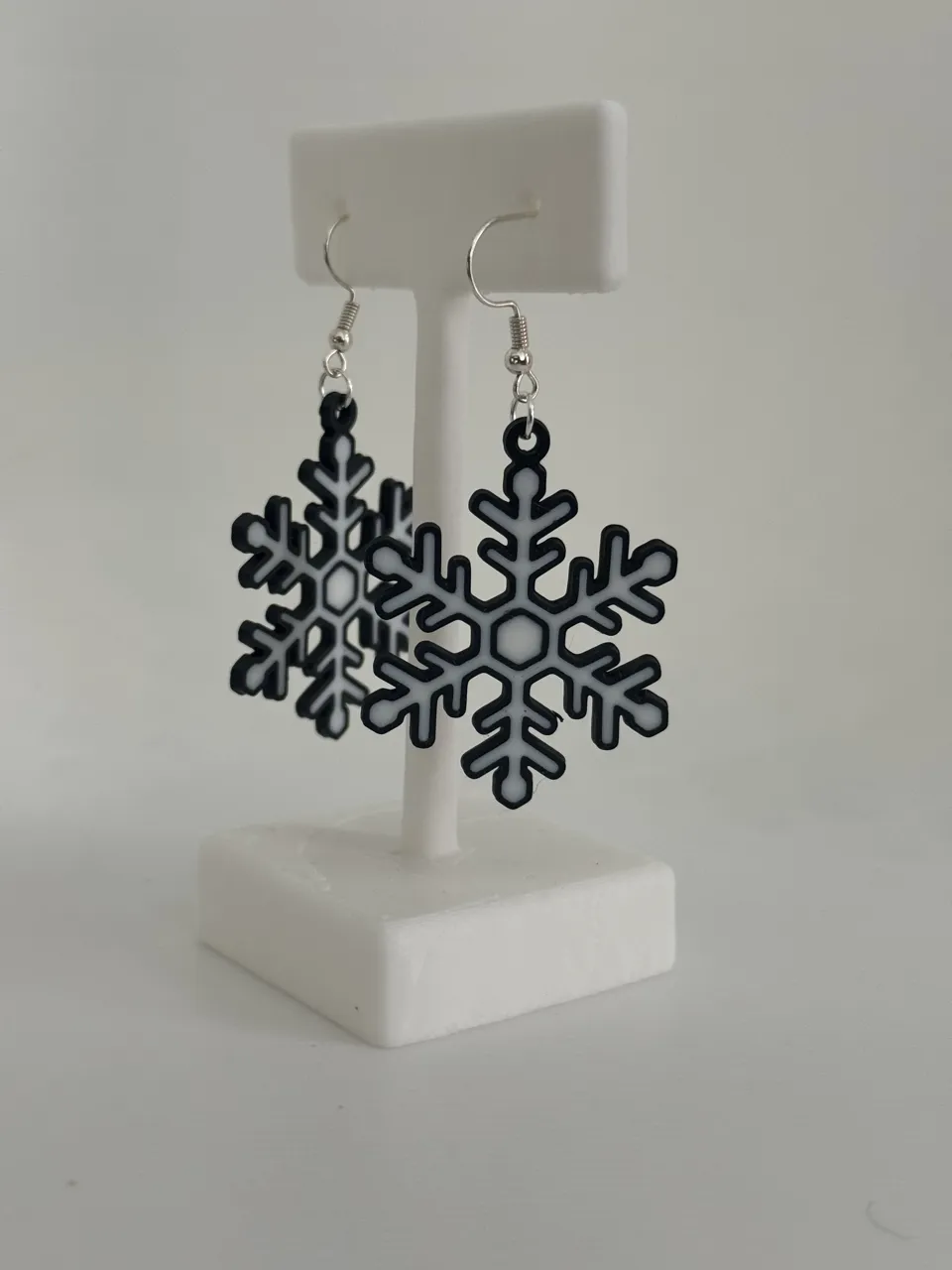 Christmas Snowflake Earrings view 3