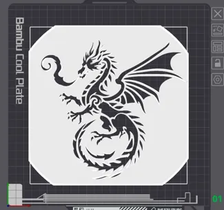 Dragon Stencil Fixed