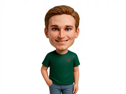 big head human 3d