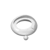 nr5 White fuzzy round and ball profile