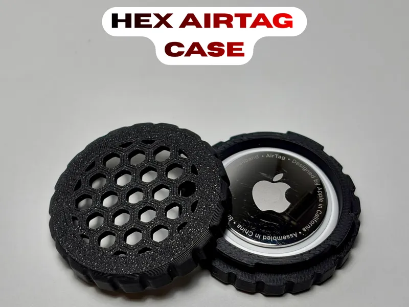Hex AirTag Case