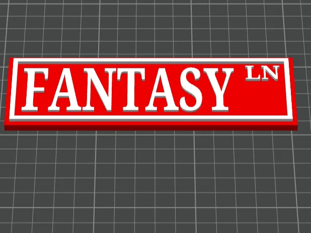 Fantasy Lane Book Sign