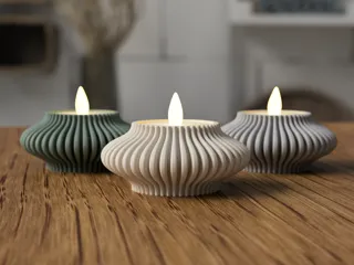 LED Tealight Candle Holder