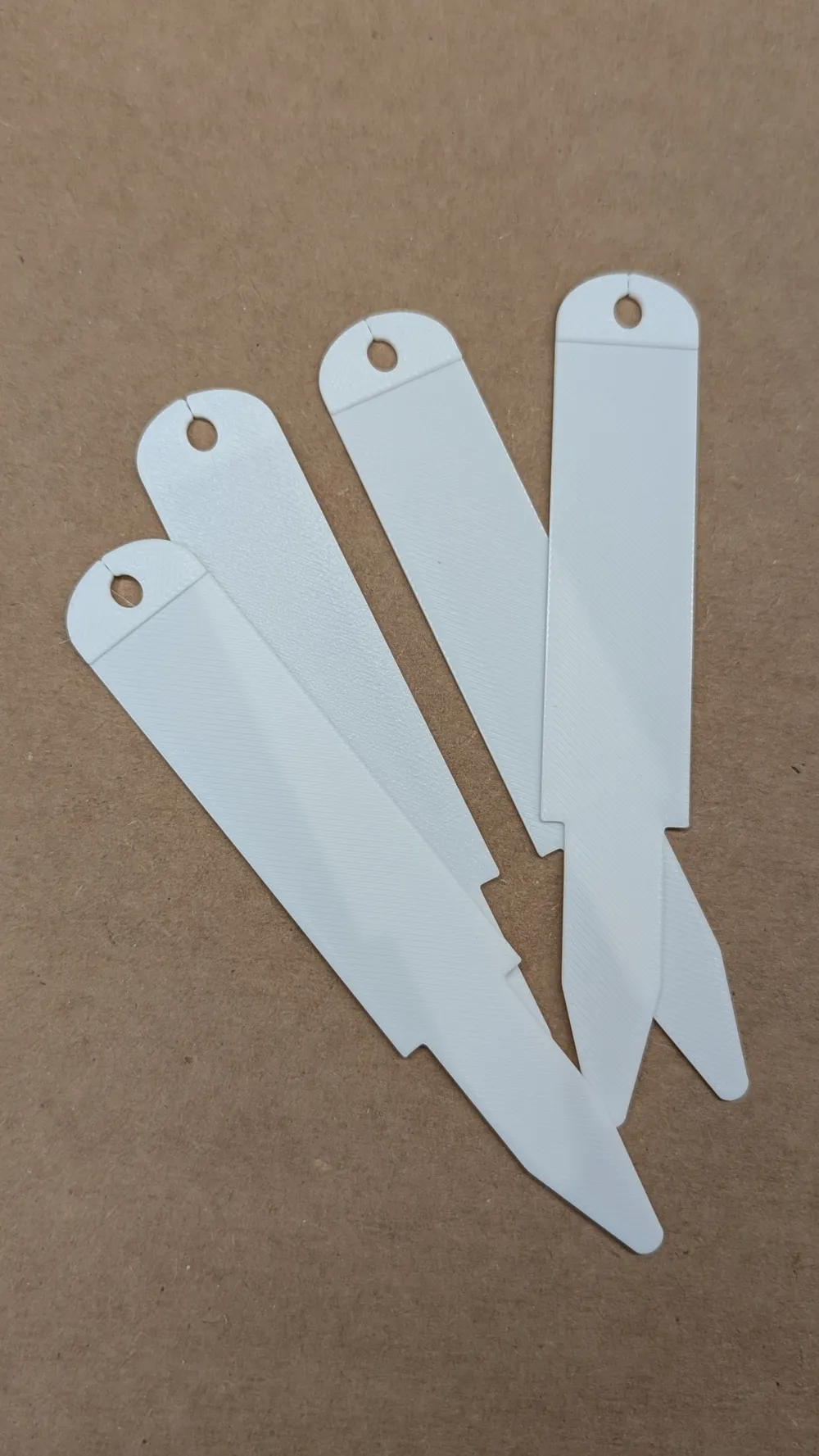 20mm Plant Tag – Alignment Ridge, No Supports - Free 3D Print Model ...