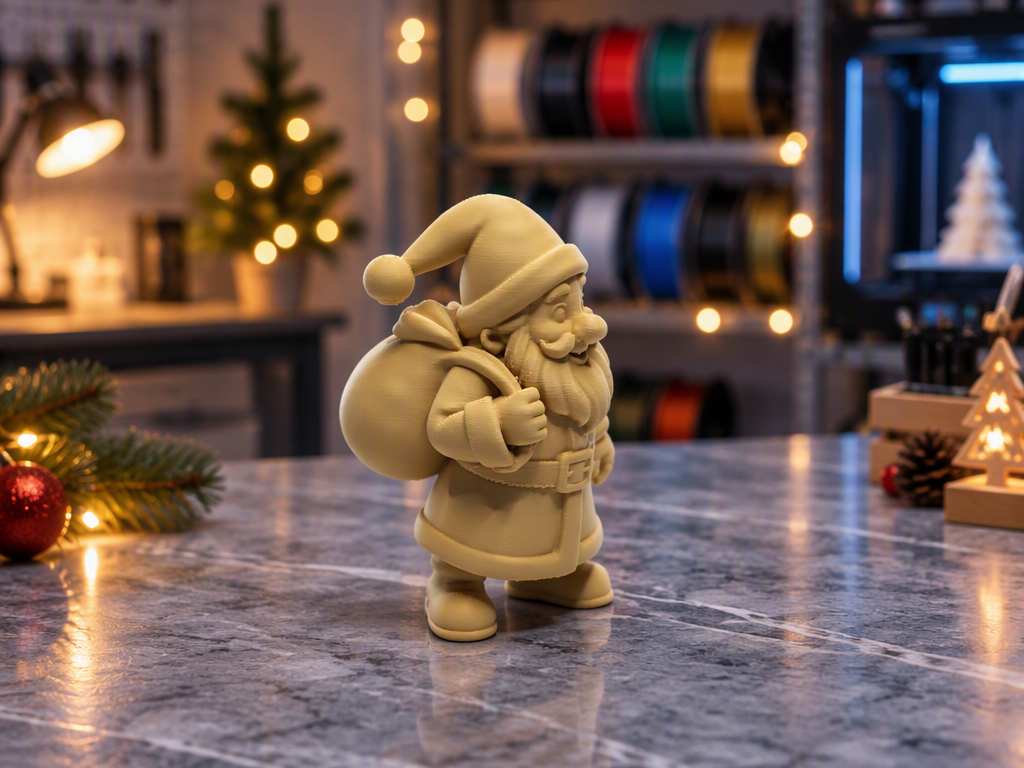 Weihnachtswichtel auf großer Geschenketour 3D model