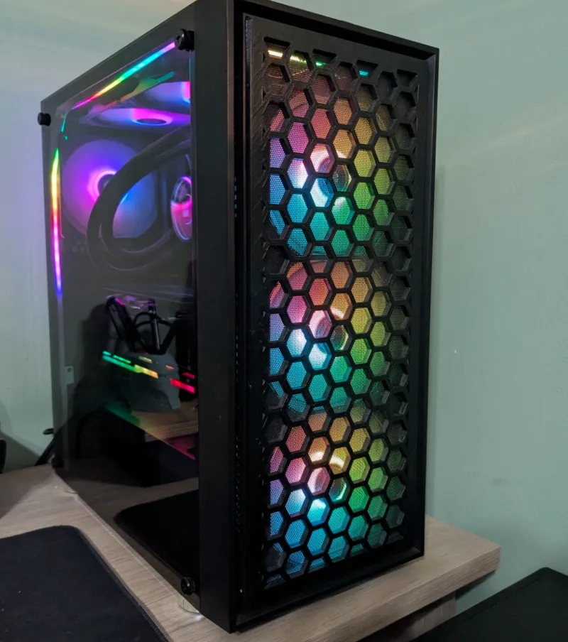 AeroCool Quartz Front Case mesh
