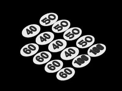 Dumbell Weight Labels