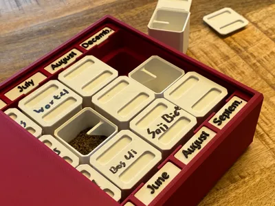 Stackable Compact Seed Storage Box