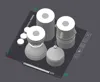 0.2mm layer, 2 walls, 4% infill, Single color Mini