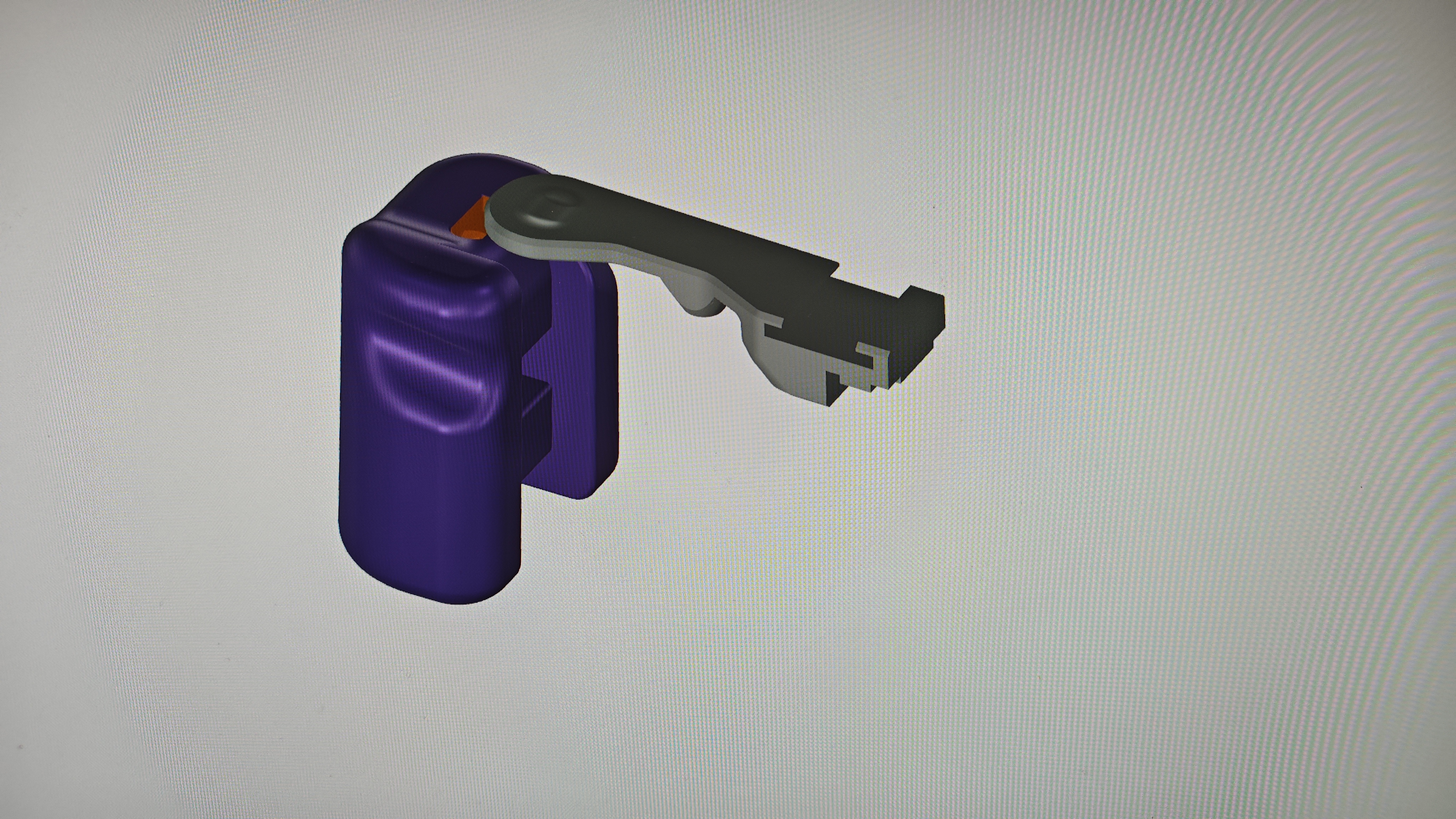 Miniatura 2 do modelo 3D 人体工学大疆Action5pro街拍套装