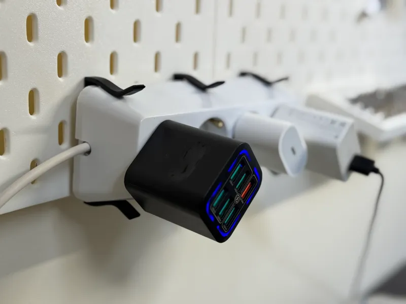 Power Strip Holder for IKEA Skadis