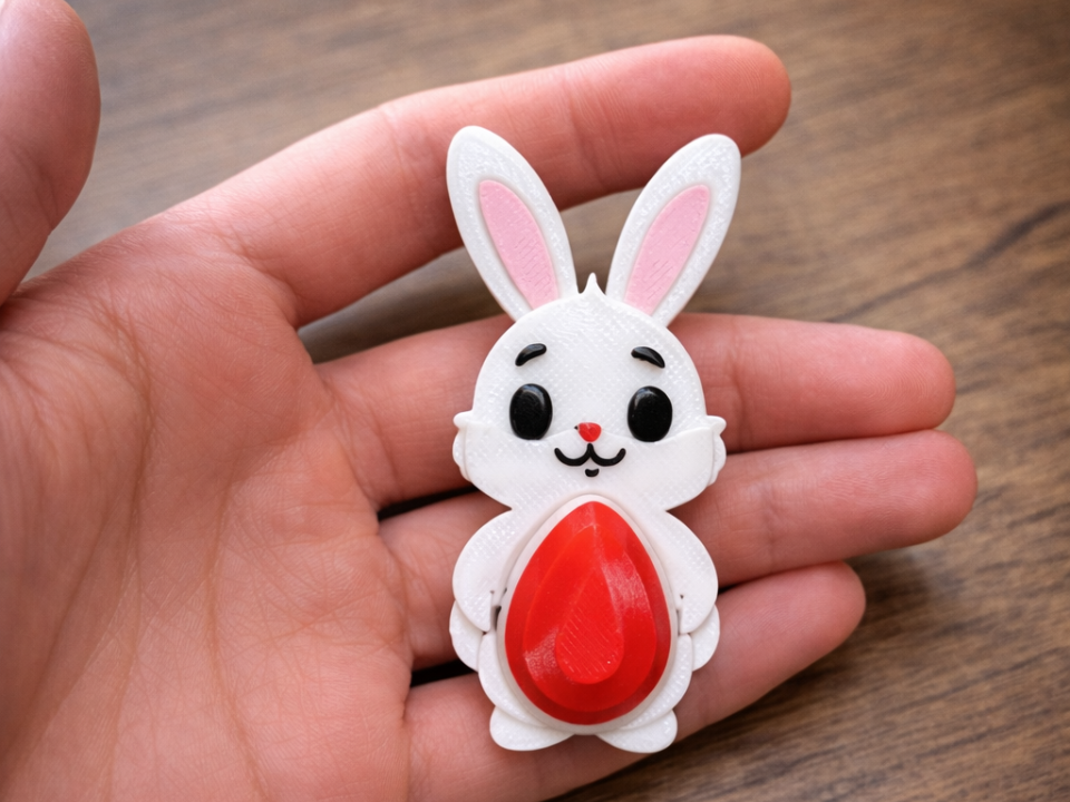 Easter Bunny Clicker Fidget Toy –Rabbit Fidget toy