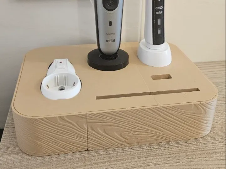 Bathroom charging station