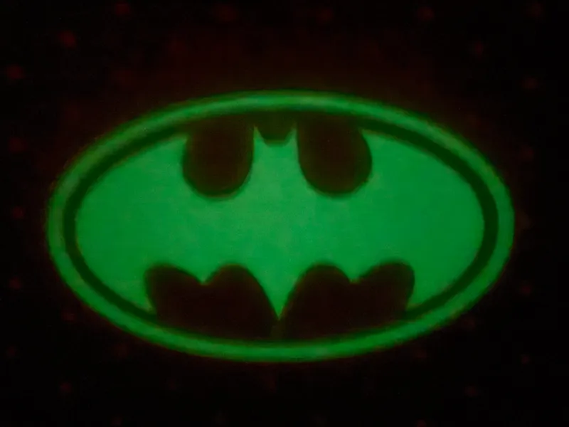 Batman Logo Glow Night Light Fluo