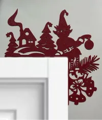 Décoration murale d'angle Noël — photo 2