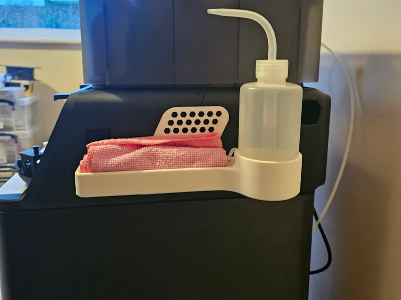 AMS Riser - Bed Cleaning - IPA + Microfiber Holder