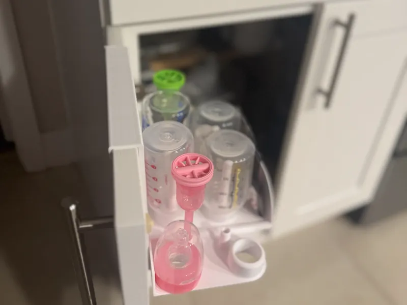 Baby bottle drying rack