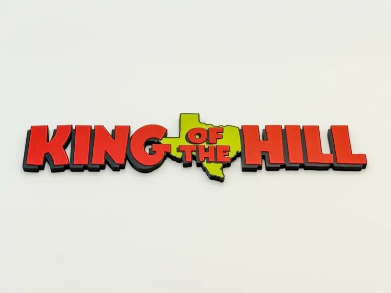 King of the Hill Logo Plaque