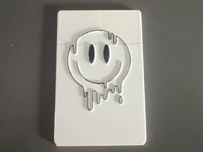 Melted Smiley Card Holder