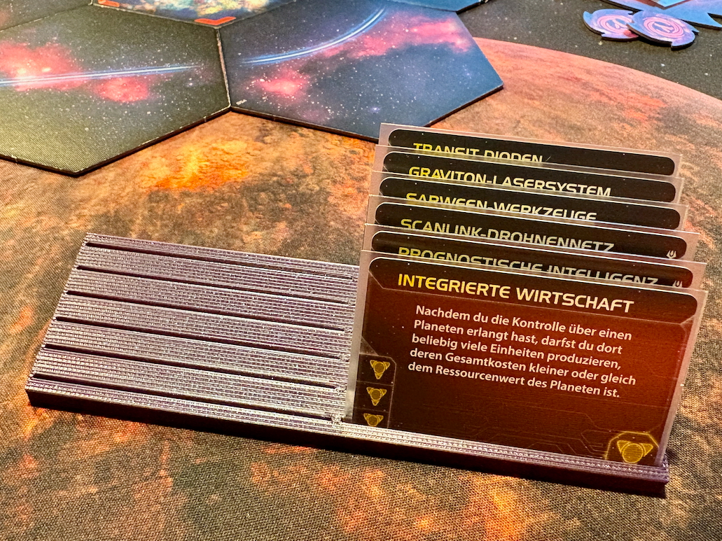 TI4 Card Holder for Researched Technologies