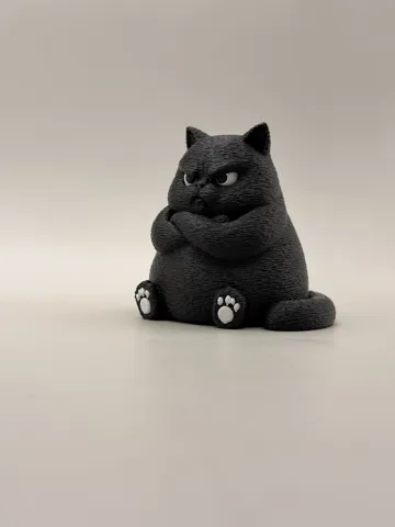 Modelo para impresión 3D: Grumpy Cat — vista de referencia 4