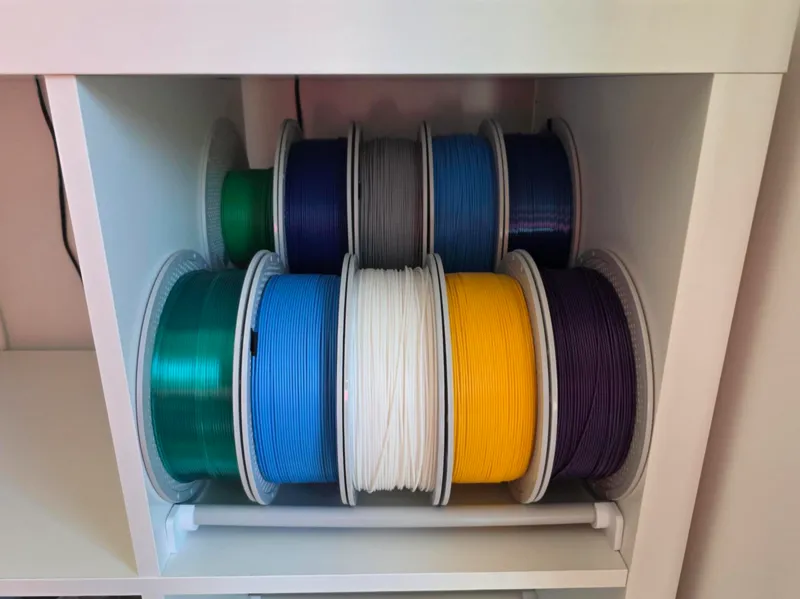 Rangement Kallax optimisé pour filaments - 10/case