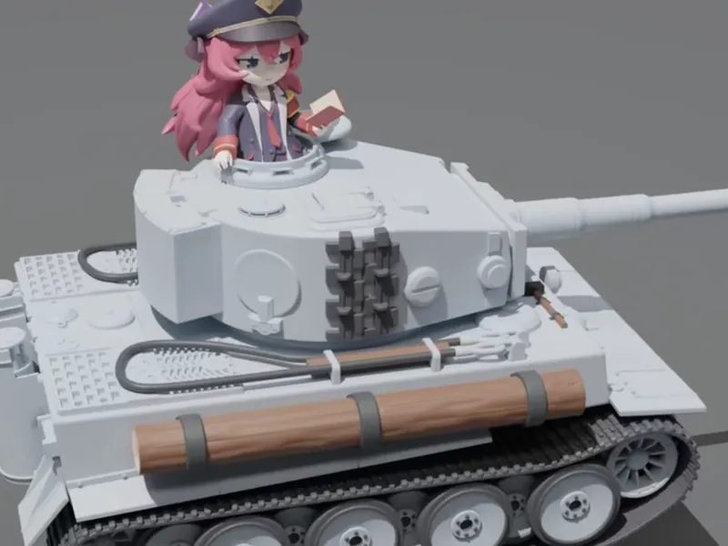 碧蓝档案 blue archive 伊吕波 Iroha 棗 イロハ 带坦克and tank