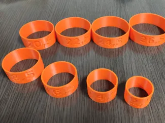 Medidor de pulseras en centímetros