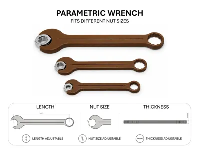 Parametric Wrench - Spanner