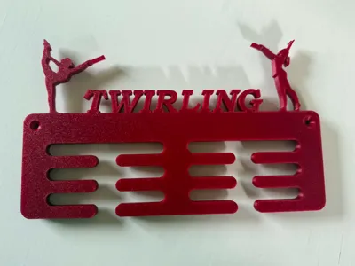 Twirling Medal Hanger