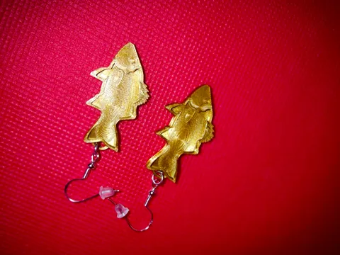 Fish Earrings view 2