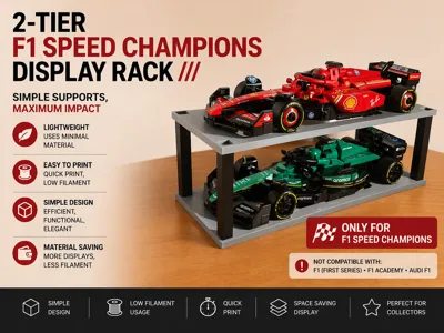 Display stand F1 Speed Champions – Current Edition