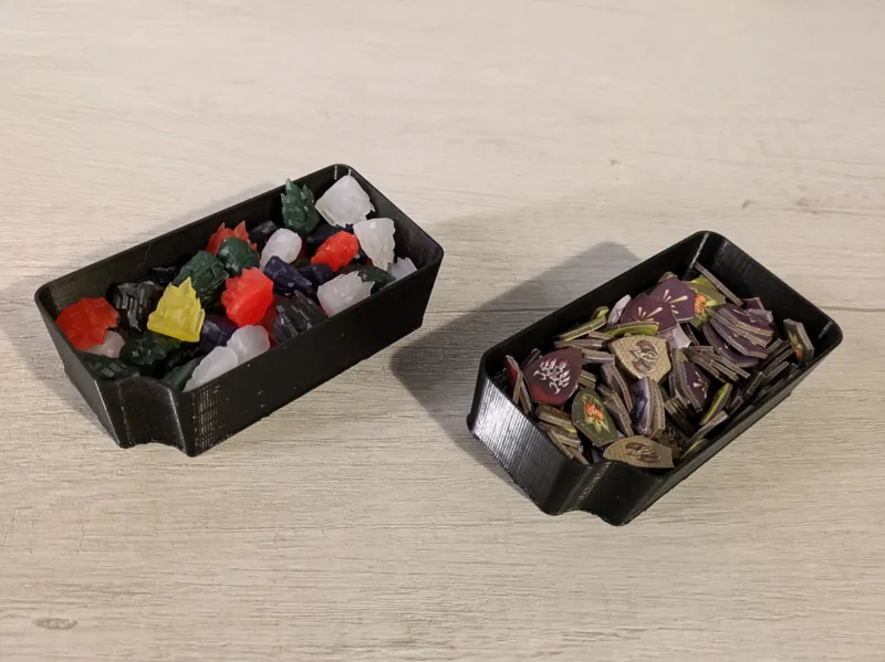 Mage Knight Board Game - Mana & Heroes Token Trays