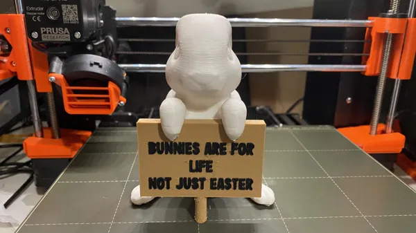 Mew, le lapin militant (édition Pâques)