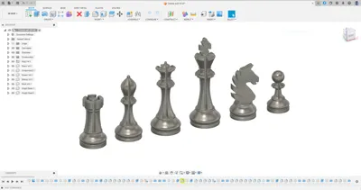 Piezas de ajedrez V4 por kevr102 MakerWorld: Descarga Modelos 3D Gratuitos